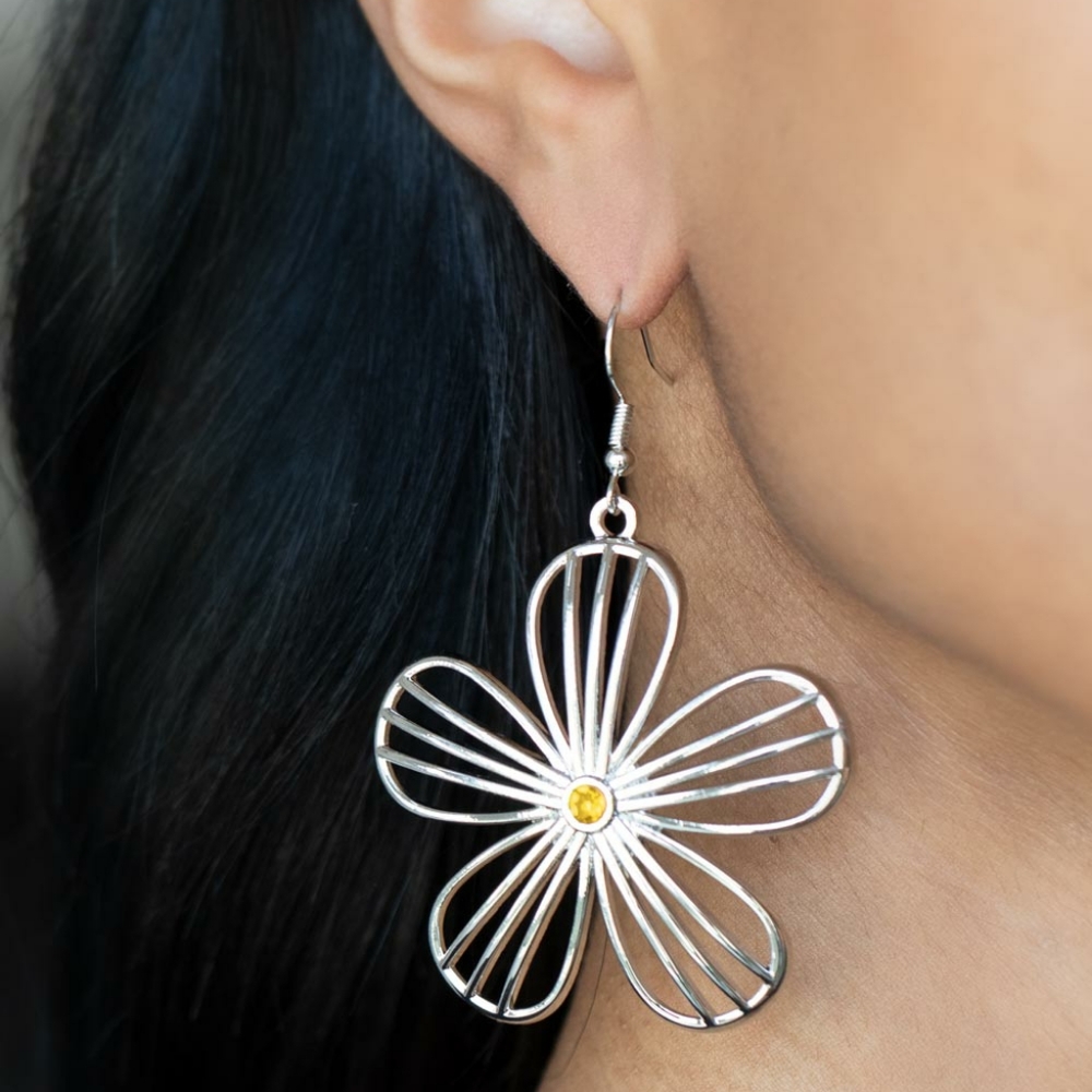 Meadow Musical Yellow Earrings